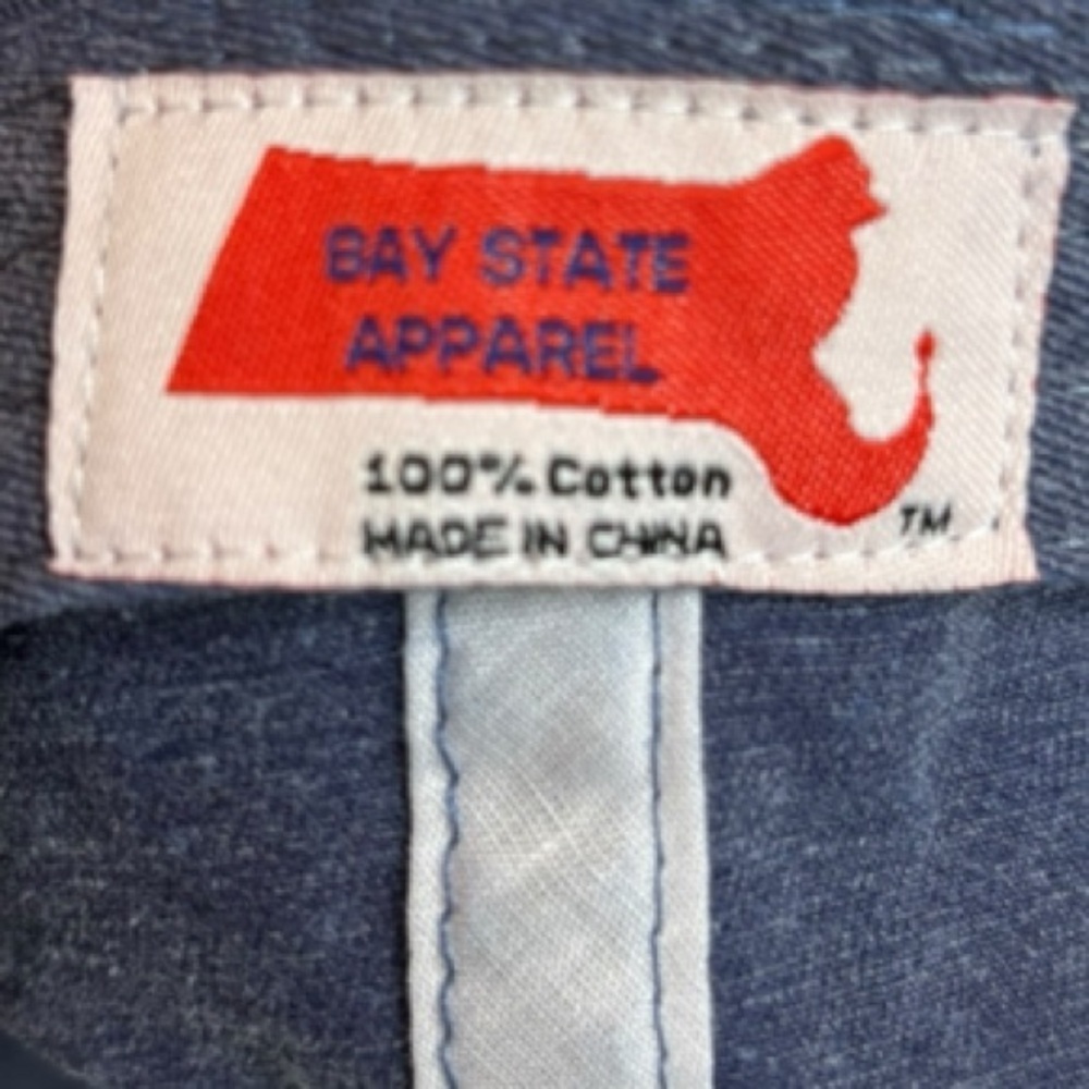 Bay State Apparel Boston Red Sox Baseball Hat Denim Blue Cap Adjustable - Picture 6 of 8